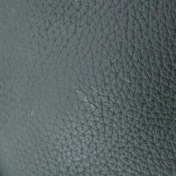 HERMES Sherpa PM Backpack Daypack vintage Green leather unisex - Picture 7 of 13